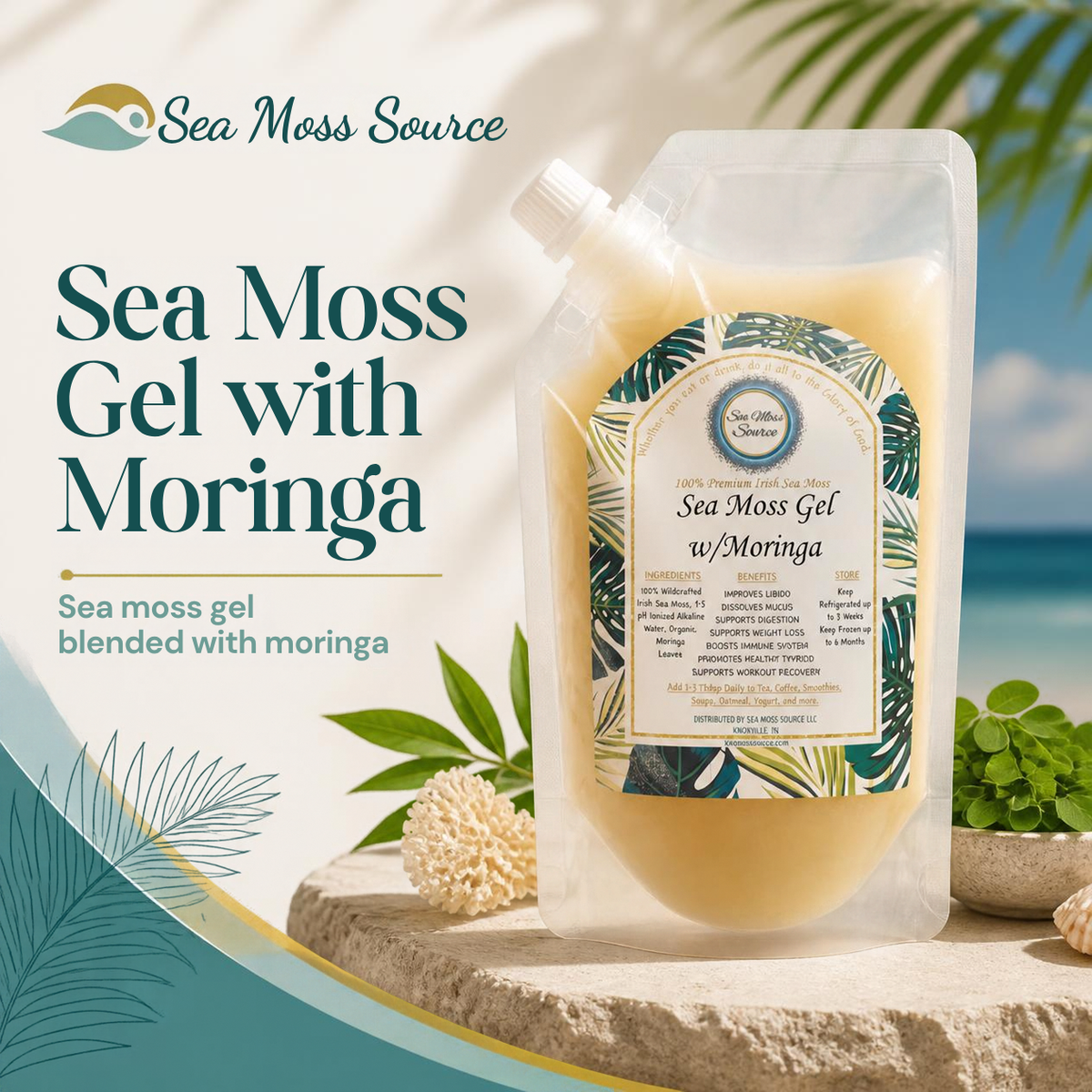 Moringa Sea Moss Gel